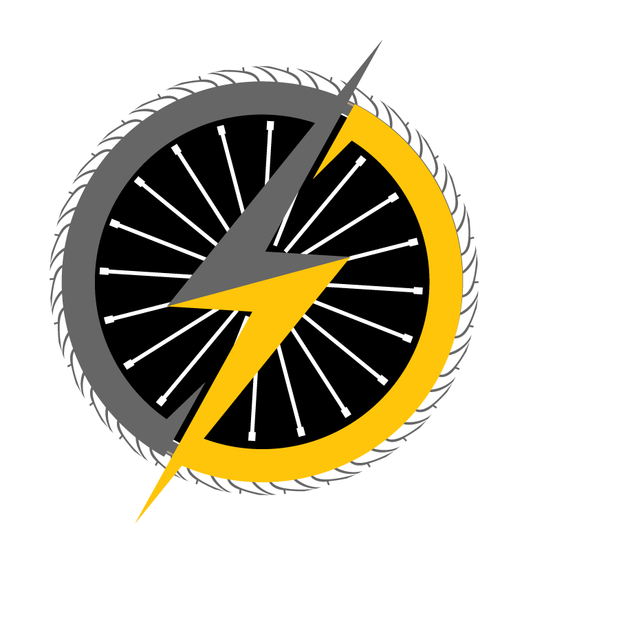 Electric bike logo design inspirations Royalty Free Vector